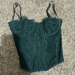 Green Urban Outfitters Corset